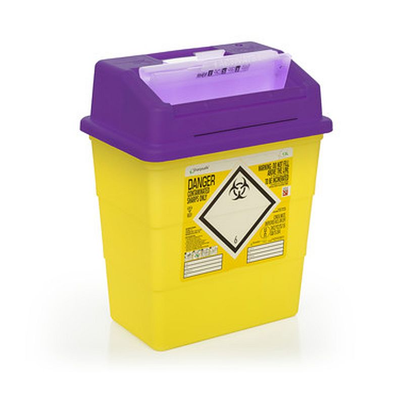 Sharpsafe 13L Protected Sharps Container (20pk) | Health and Care