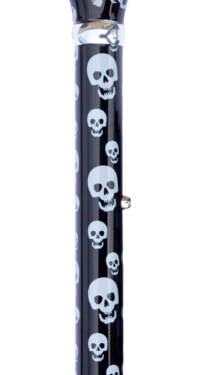 Skulls Derby Adjustable Walking Stick