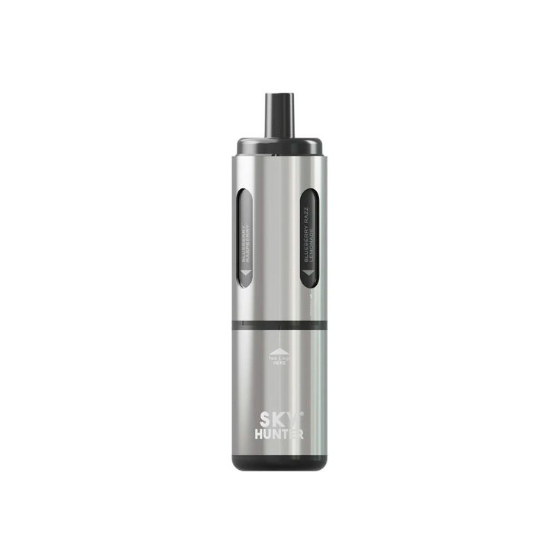 Sky Hunter 2600 Twist Slim 4-in-1 Rechargeable Vape (Silver)