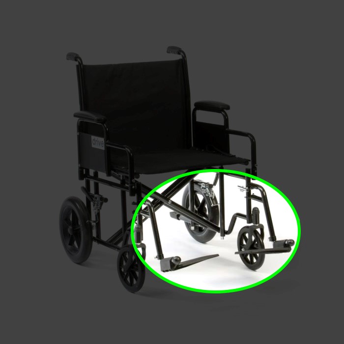 drive medical bariatric transport chair