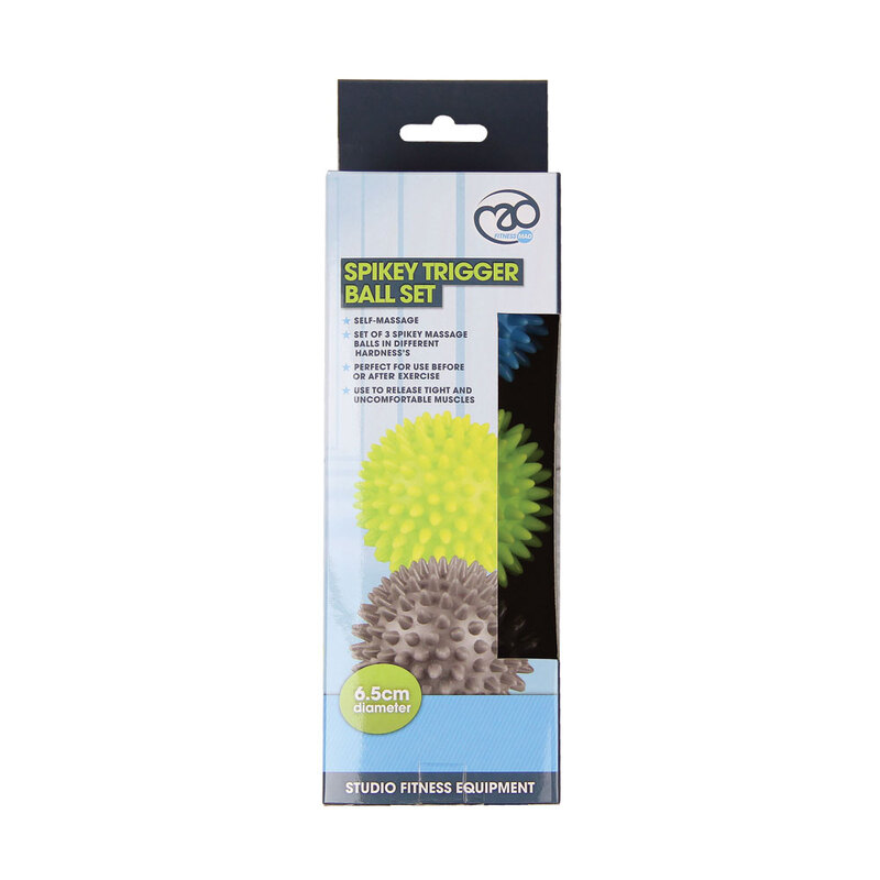 Fitness Mad Spikey Massage Ball Set Of 3 Health And Care