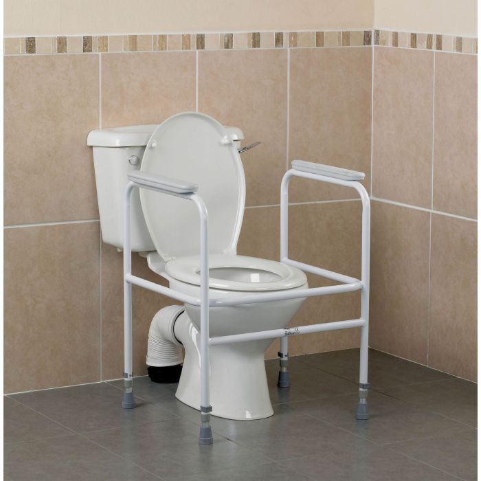 Homecraft Adjustable Steel Toilet Surround | Health and Care