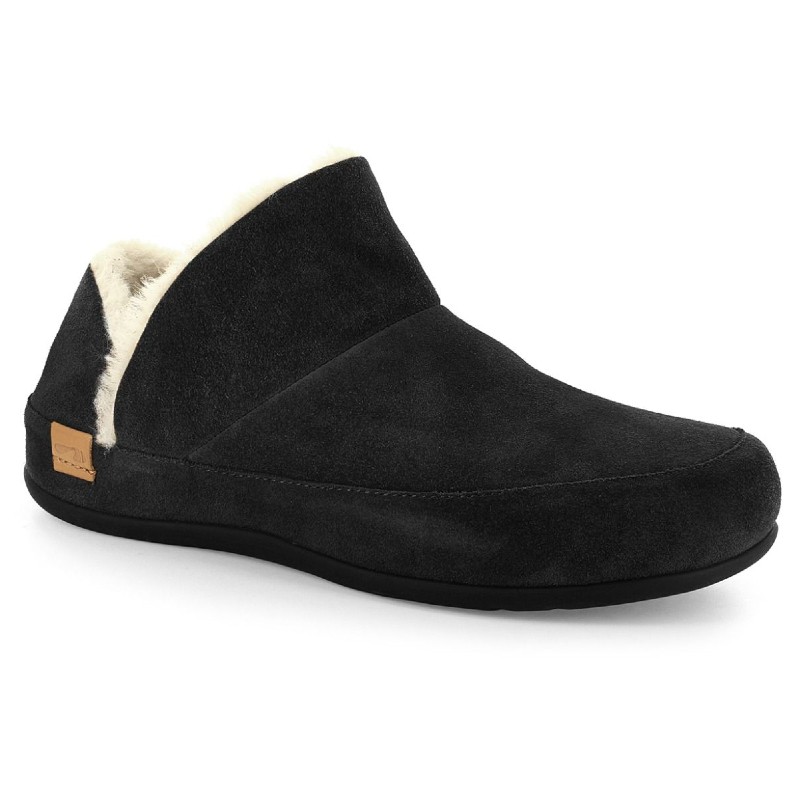 Strive Geneva Black Orthopaedic Slippers | Health and Care