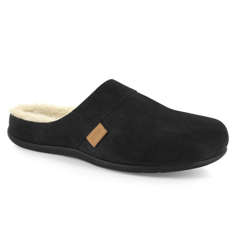 Strive Vienna Black Orthopaedic Slippers | Health and Care