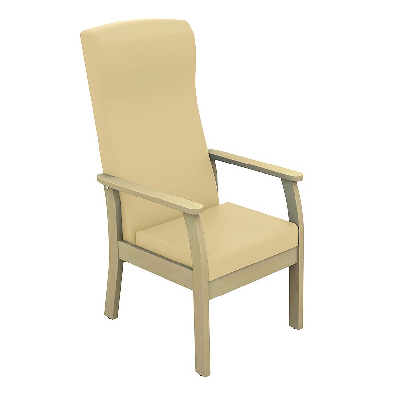 Sunflower Medical Atlas Beige High-Back Vinyl Patient Armchair