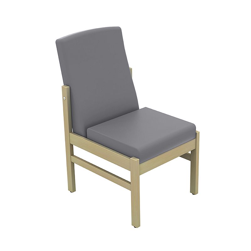 Sunflower Medical Atlas Grey Low-Back Vinyl Patient Side Chair