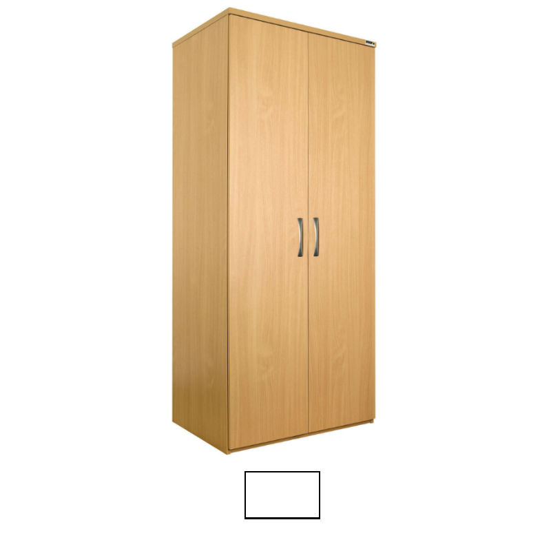 Sunflower Medical White Double Wardrobe