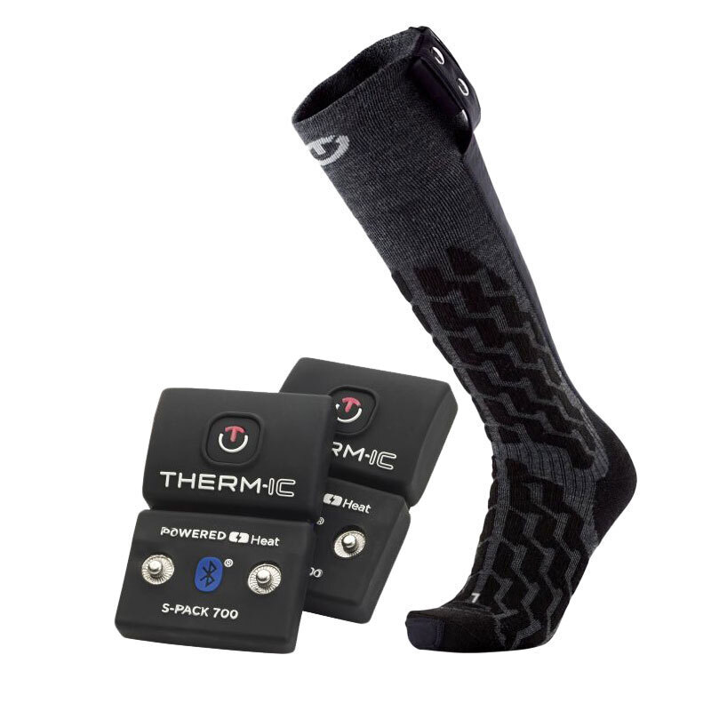 Therm-IC Powersocks Heat Fusion Uni Heated Socks with S-Pack 700B Bluetooth Battery