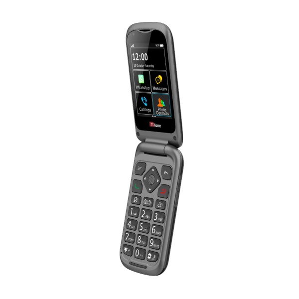 TTfone TT970 4G Flip Phone with SOS Button | Health and Care