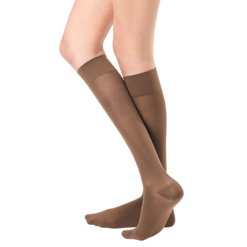 Bauerfeind VenoTrain Micro Class 1 Knee High Caramel Compression ...