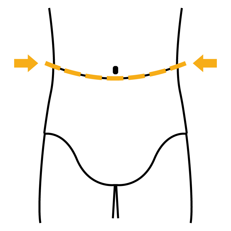 How to measure the circumference of your waist