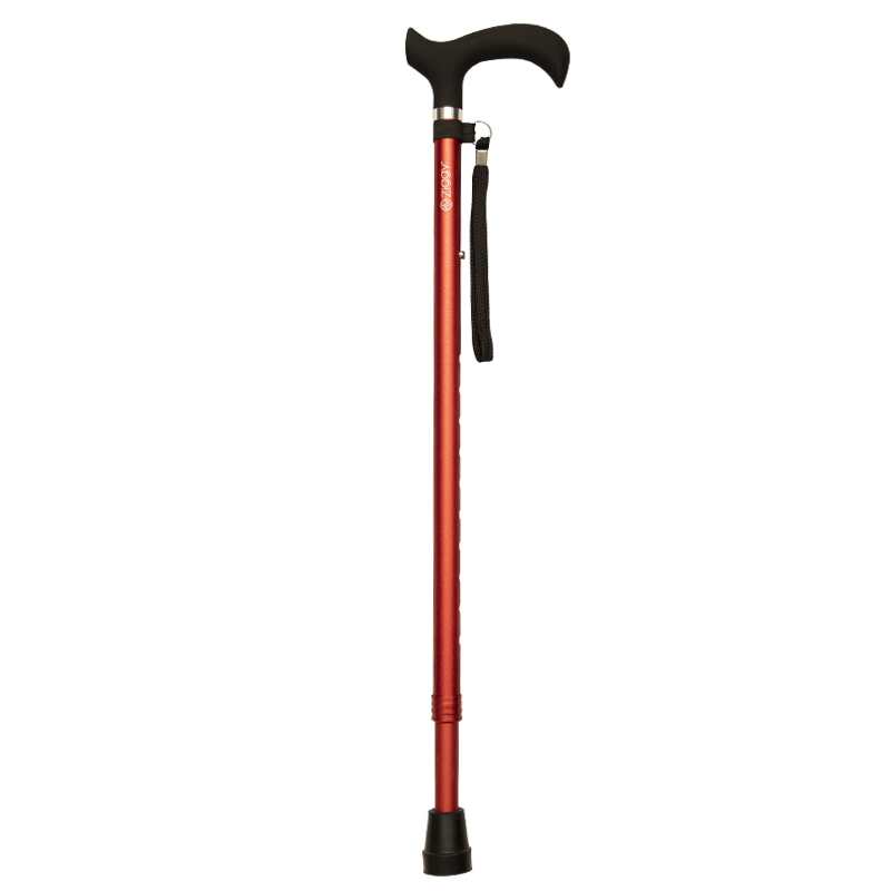 Ziggy Burgundy Adjustable Walking Stick | Health and Care