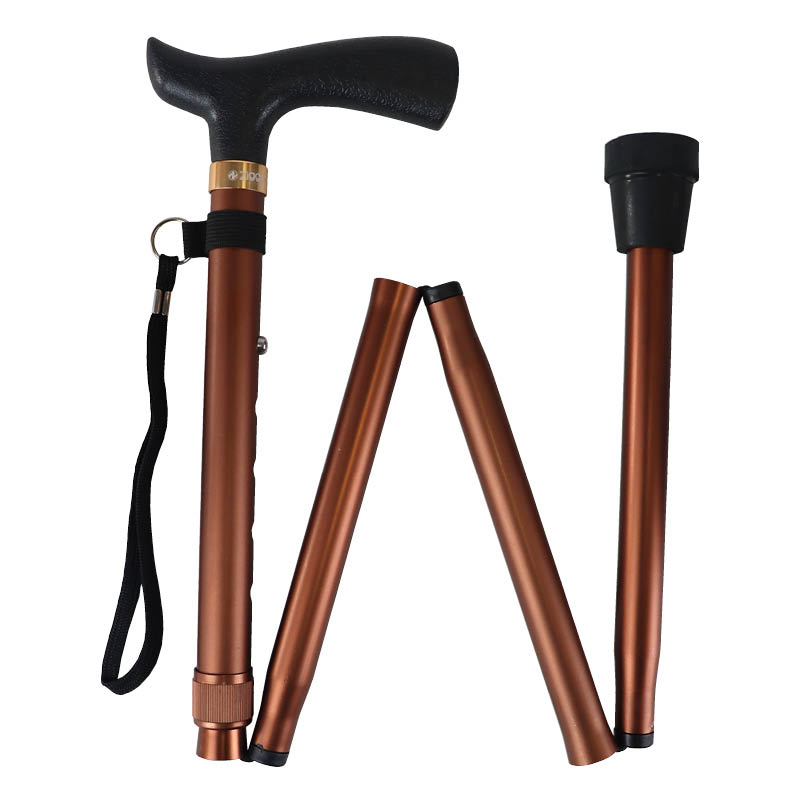 Ziggy Folding Bronze Walking Stick | Health and Care