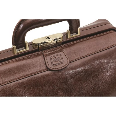 Lockable Compact Elite Leather Doctor's Bag