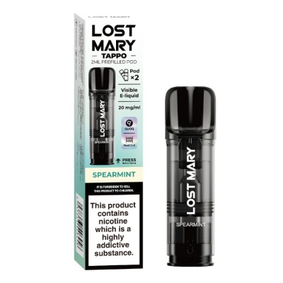 Lost Mary Tappo Spearmint Vape Refill Pods (Pack of 2)