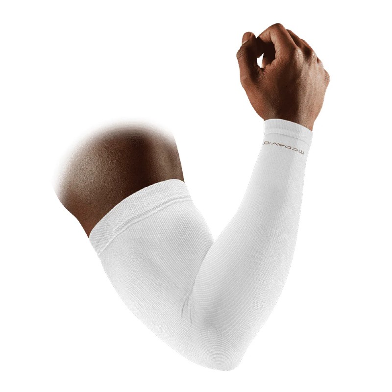 Tritanium eXtend Low Compression Arm Sleeves for Recovery, white (pair): XS