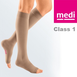 FITLEGS AES Grip Below Knee Anti-Embolism Stockings (Open Toe) - Large  (Pair) : : Everything Else