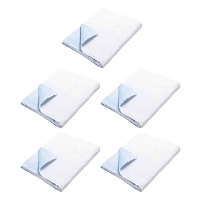 Pack of Five Community Incontinence Bed Pads with Tucks