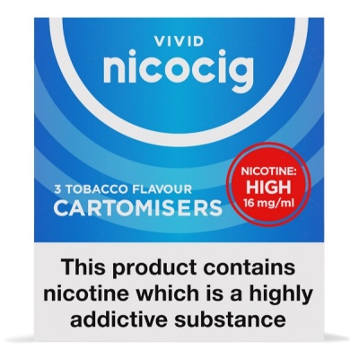 Nicocig Electronic Cigarette High Strength Refill Cartridges