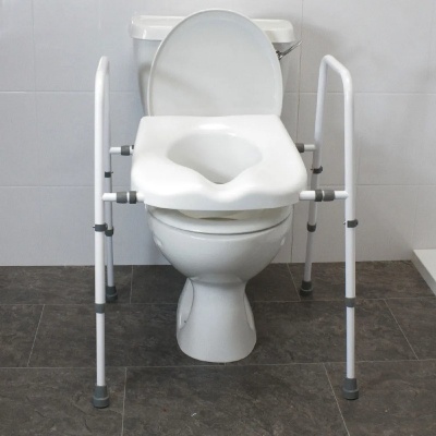 NRS Healthcare Mowbray Lite Width Adjustable Toilet Frame with Seat