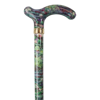 Petite Adjustable National Gallery Monet's Water-Lily Pond Aluminium Walking Derby Cane