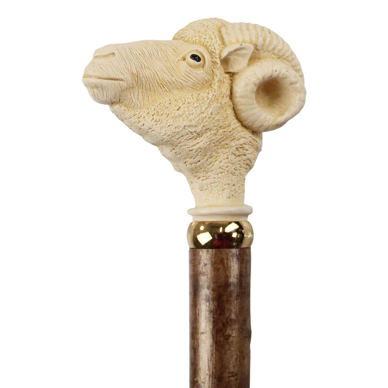 Ram Handle Hazel Walking Stick