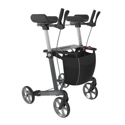 Rehasense Server W Arthritis Support Indoor Rollator (Sober Grey)