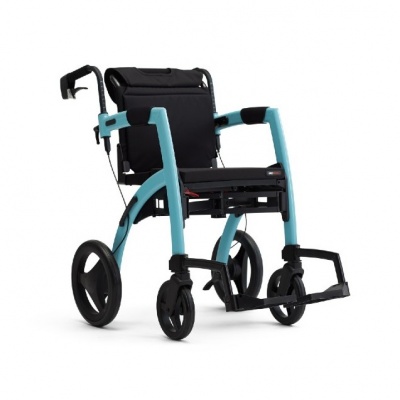 Rollz Motion 2 Island Blue Combined Rollator and Wheelchair