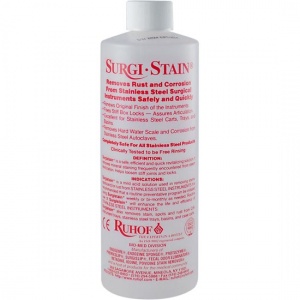 Ruhof Stainless Steel Instrument Staining and Rust Remover Surgistain 12 x 500ml