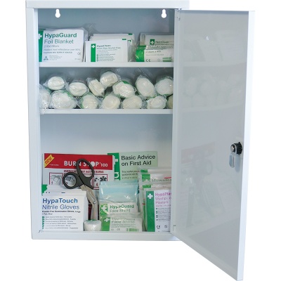 Metal Single Door First Aid Cabinet (Empty) | Health and Care