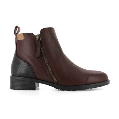 Strive Sandringham Dark Brown Leather Orthopaedic Boots