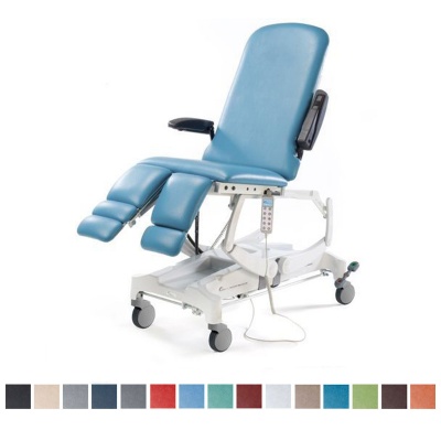 SEERS Clinnova Podiatry Pro Premium Couch with Electric Height, Backrest, Footrest and Tilt (LMWD)