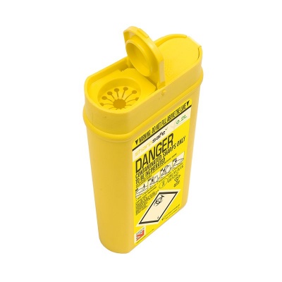 Sharpsafe 0.2 Litre Sharps Containers for Insulin Needles (Pack of 100)