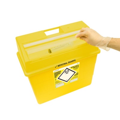 Sharpsafe 30 Litre Protected Access Sharps Container (Pack of 10)