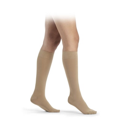 Sigvaris Essential Comfortable Unisex Class 1 Knee High Caramel Compression Stockings