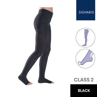 Sigvaris Essential Thermo CL3 Black Tights