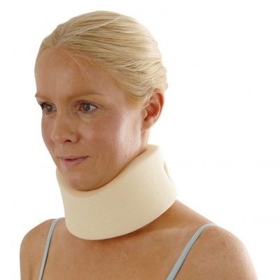 Silicone Neck Brace, Waterproof Cervical Collar for Neck Pain and Support  Small