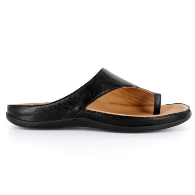 Strive Capri Black Orthopaedic Sandals