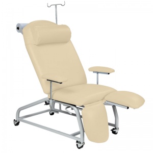 Sunflower Medical Beige Fusion Fixed-Height Treatment Chair with Locking Castors