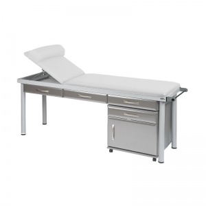 Sunflower Medical White Practitioner Deluxe Examination Couch