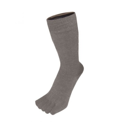 TOETOE Essential Mid-Calf Toe Socks (Fawn)