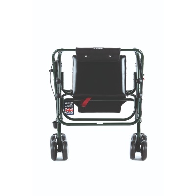 Uniscan Grand Glider Plus Wide Frame 4-Wheel Walker with Lever Brake (Blue)