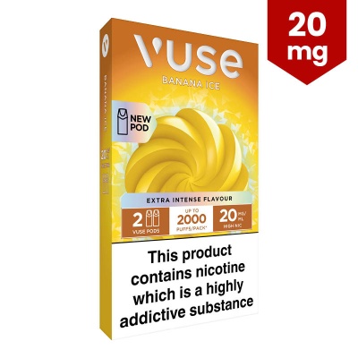 Vuse Banana Ice Extra-Intense Flavour Pods (20mg)