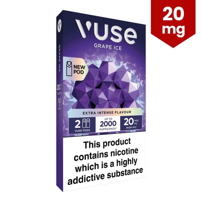 Vuse Grape Ice Extra-Intense Flavour Pods (20mg)