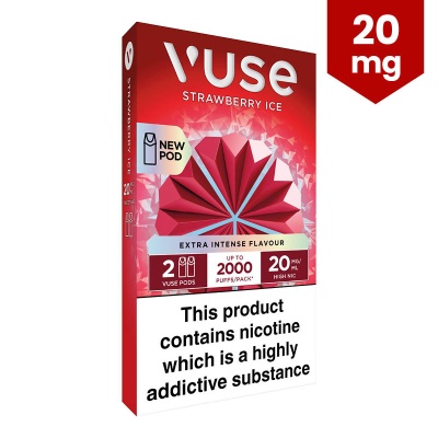 Vuse Strawberry Ice Extra-Intense Flavour Pods (20mg)