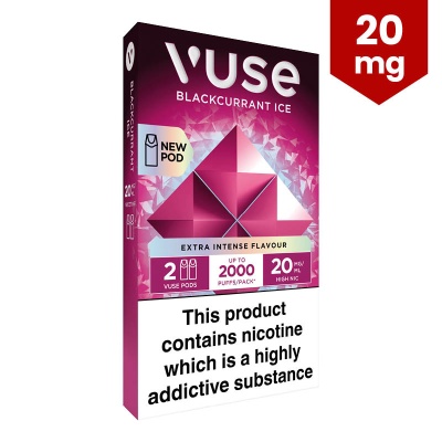 Vuse Blackcurrant Ice Extra-Intense Flavour Pods (20mg)