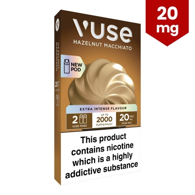 Vuse Hazelnut Macchiato Extra-Intense Flavour Pods (20mg)