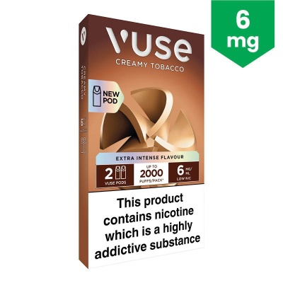 Vuse Creamy Tobacco Extra-Intense Flavour Pods (6mg)