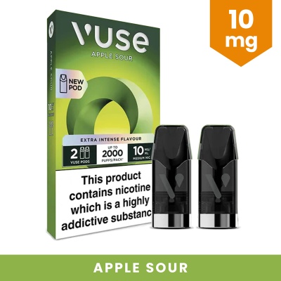 Vuse Apple Sour Extra-Intense Flavour Pods (10mg)