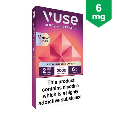 Vuse Berry Watermelon Extra-Intense Flavour Pods (6mg)